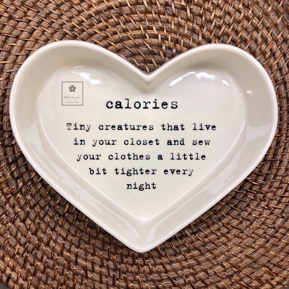 Bloomingville - “Calories at Work” Plate